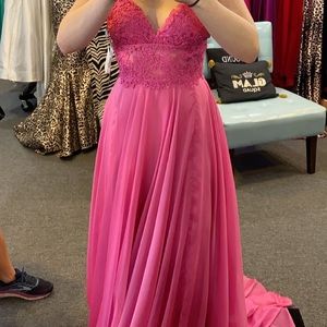 Sherri Hill Pink Prom Dress Style: No 52818